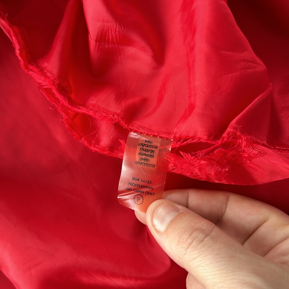 Calvin Klein Red Dress - Picture 7 of 9